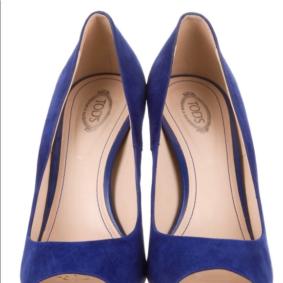 Tod’s suede wedge heels - Picture 3 of 6